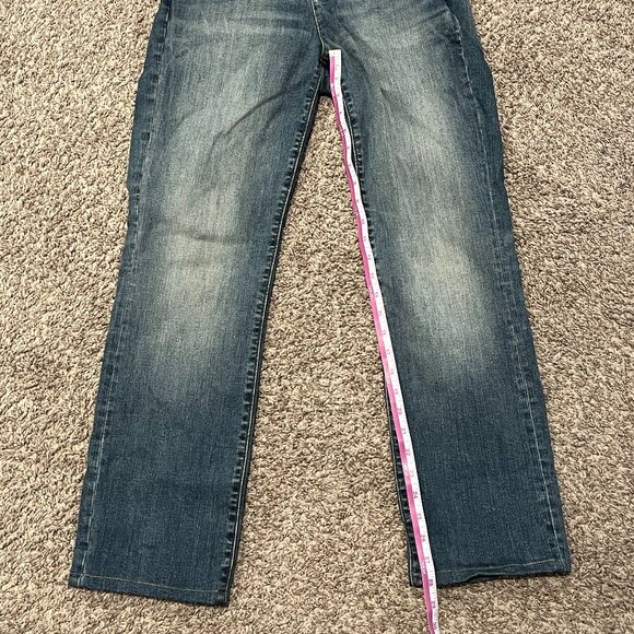 Lands End Womens Jeans Mid Rise Curvy Straight Leg Jean US 4 - Picture 3 of 7